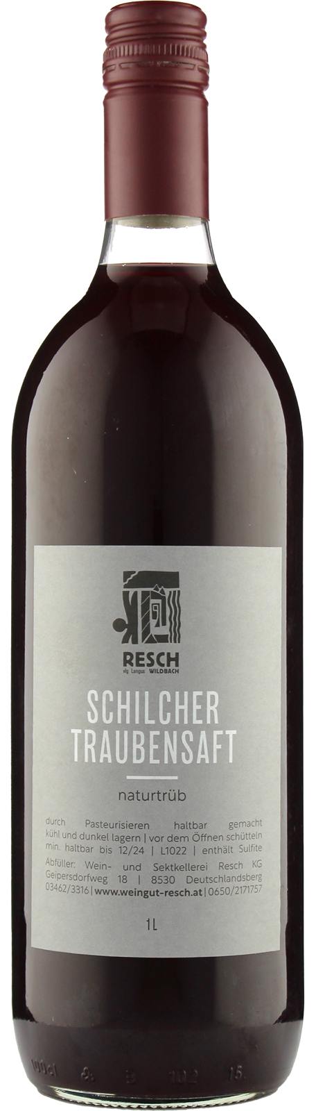 Flasche Schilcher Traubensaft vom Weingut Resch